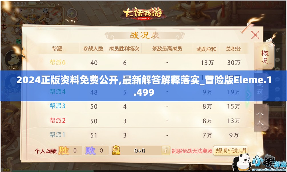 2024正版资料免费公开,最新解答解释落实_冒险版Eleme.1.499