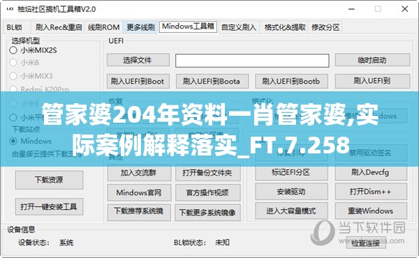 管家婆204年资料一肖管家婆,实际案例解释落实_FT.7.258