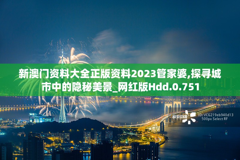 新澳门资料大全正版资料2023管家婆,探寻城市中的隐秘美景_网红版Hdd.0.751