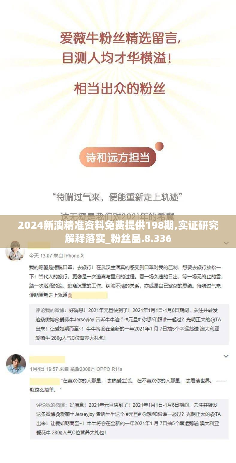 2024新澳精准资料免费提供198期,实证研究解释落实_粉丝品.8.336