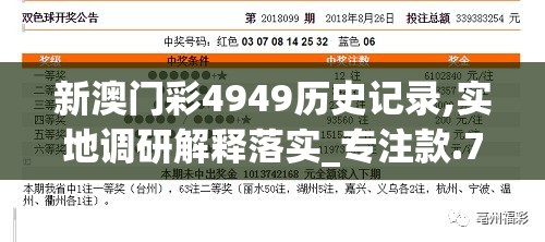 新澳门彩4949历史记录,实地调研解释落实_专注款.7.28