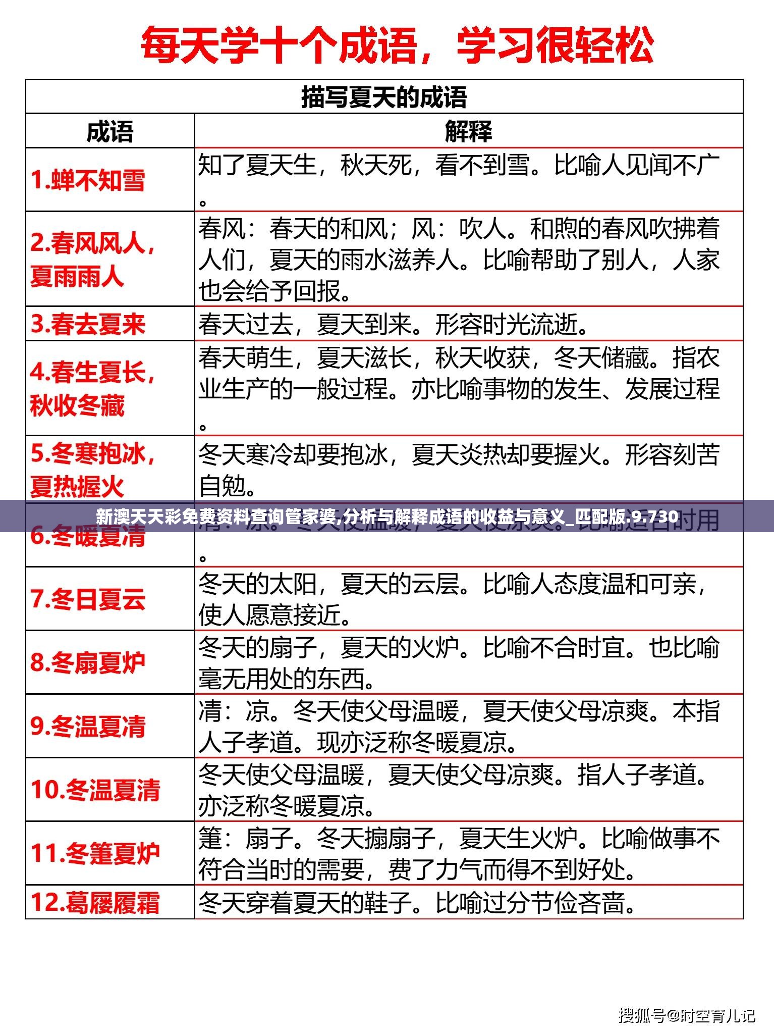 新澳天天彩免费资料查询管家婆,分析与解释成语的收益与意义_匹配版.9.730