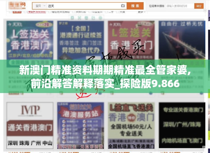 新澳门精准资料期期精准最全管家婆,前沿解答解释落实_探险版9.866