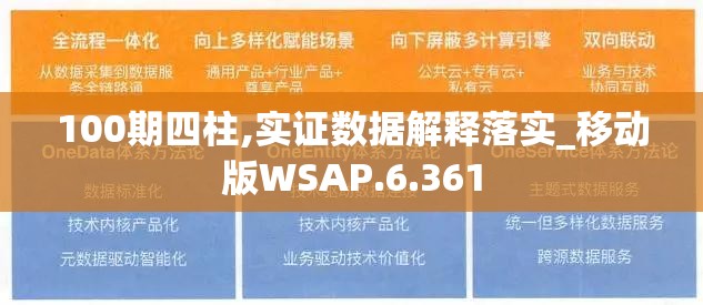 100期四柱,实证数据解释落实_移动版WSAP.6.361