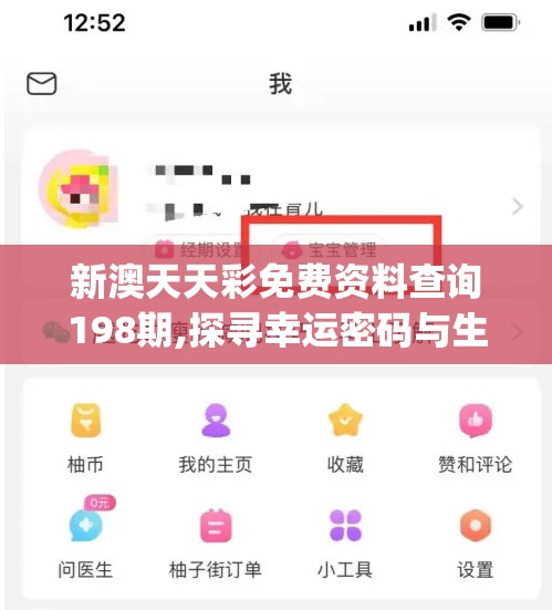 新澳天天彩免费资料查询198期,探寻幸运密码与生活智慧_专属版.4.634