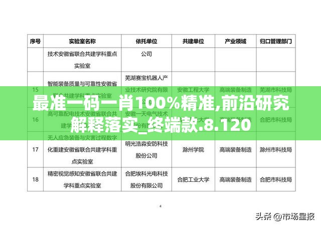 最准一码一肖100%精准,前沿研究解释落实_终端款.8.120