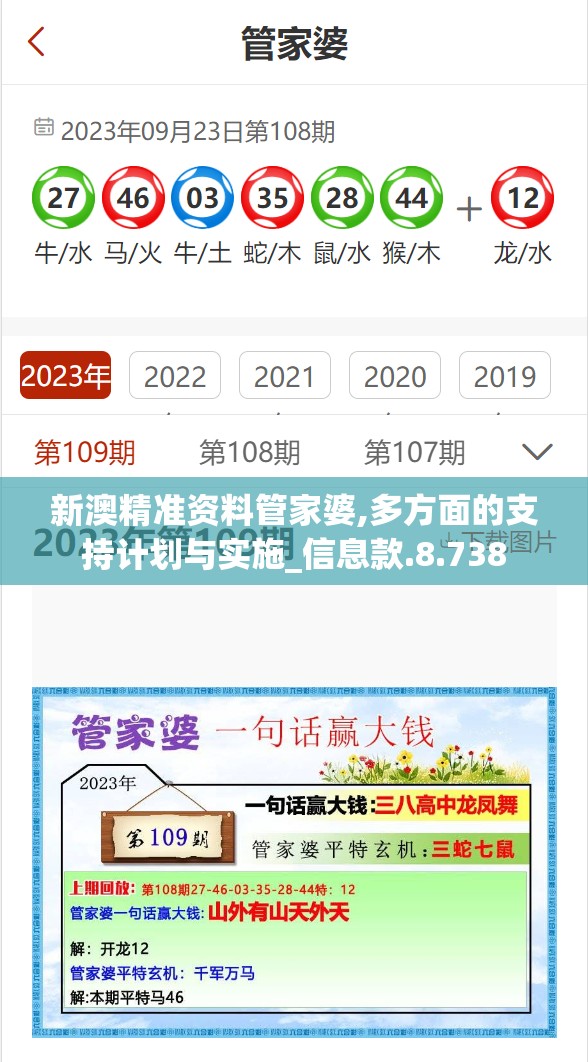 新澳精准资料管家婆,多方面的支持计划与实施_信息款.8.738