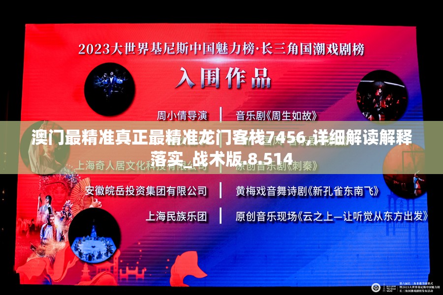 澳门最精准真正最精准龙门客栈7456,详细解读解释落实_战术版.8.514