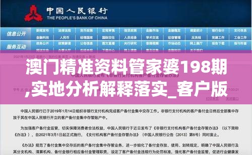 澳门精准资料管家婆198期,实地分析解释落实_客户版.4.169