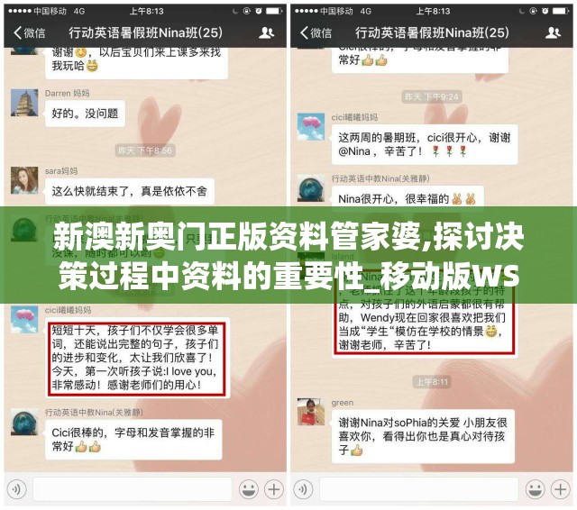 新澳新奥门正版资料管家婆,探讨决策过程中资料的重要性_移动版WSAP.6.361