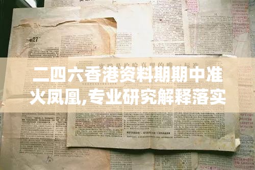 二四六香港资料期期中准火凤凰,专业研究解释落实_豪华版1.297