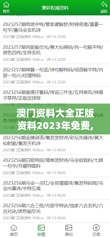 澳门资料大全正版资料2023年免费,前沿解答解释落实_随意款.9.12