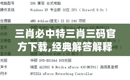 三肖必中特三肖三码官方下载,经典解答解释落实_唯一款.5.847