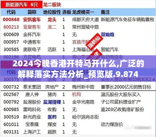 2024今晚香港开特马开什么,广泛的解释落实方法分析_预览版.9.874
