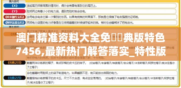 澳门精准资料大全免費經典版特色7456,最新热门解答落实_特性版.0.51
