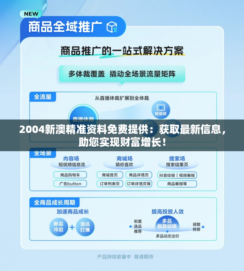 2004新澳精准资料免费提供：获取最新信息，助您实现财富增长！