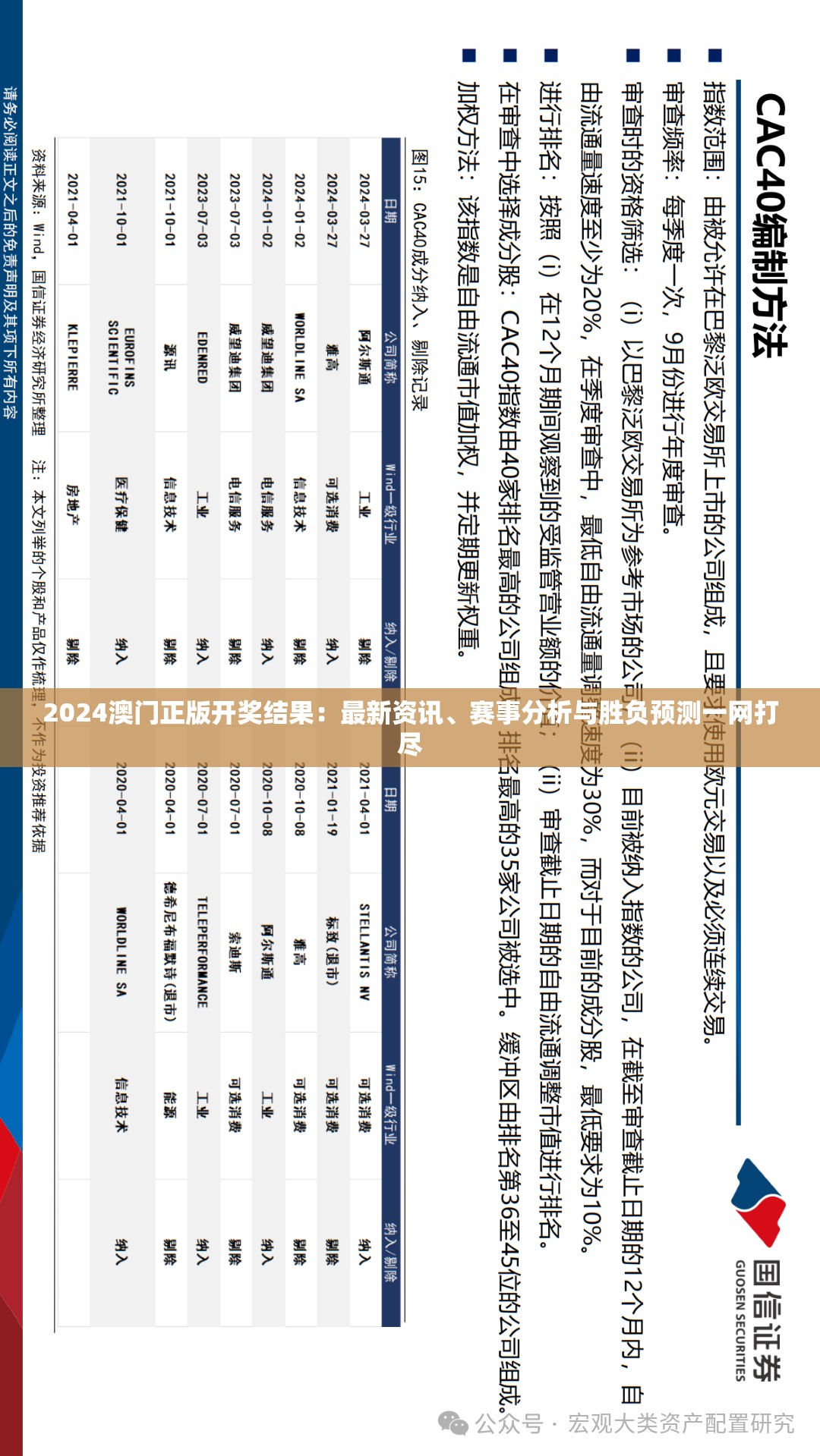 2024澳门正版开奖结果：最新资讯、赛事分析与胜负预测一网打尽
