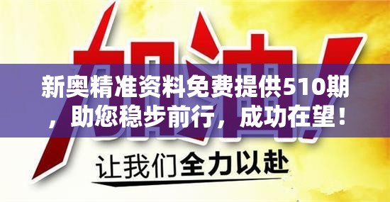 新奥精准资料免费提供510期，助您稳步前行，成功在望！