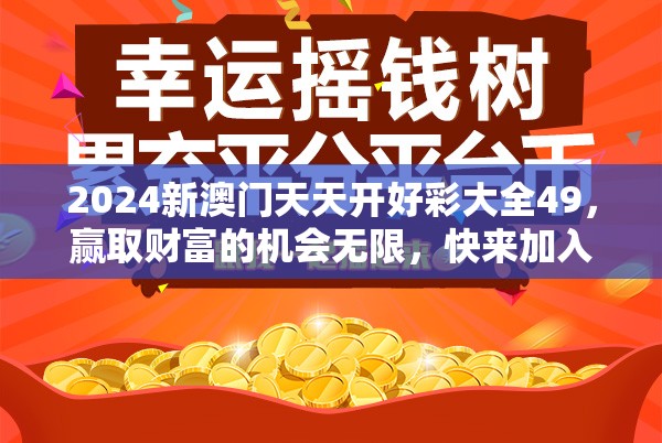 2024新澳门天天开好彩大全49，赢取财富的机会无限，快来加入我们吧！