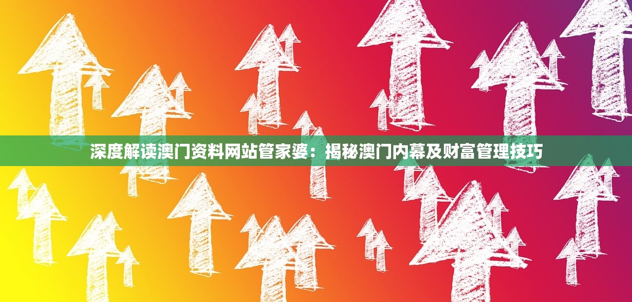 深度解读澳门资料网站管家婆：揭秘澳门内幕及财富管理技巧