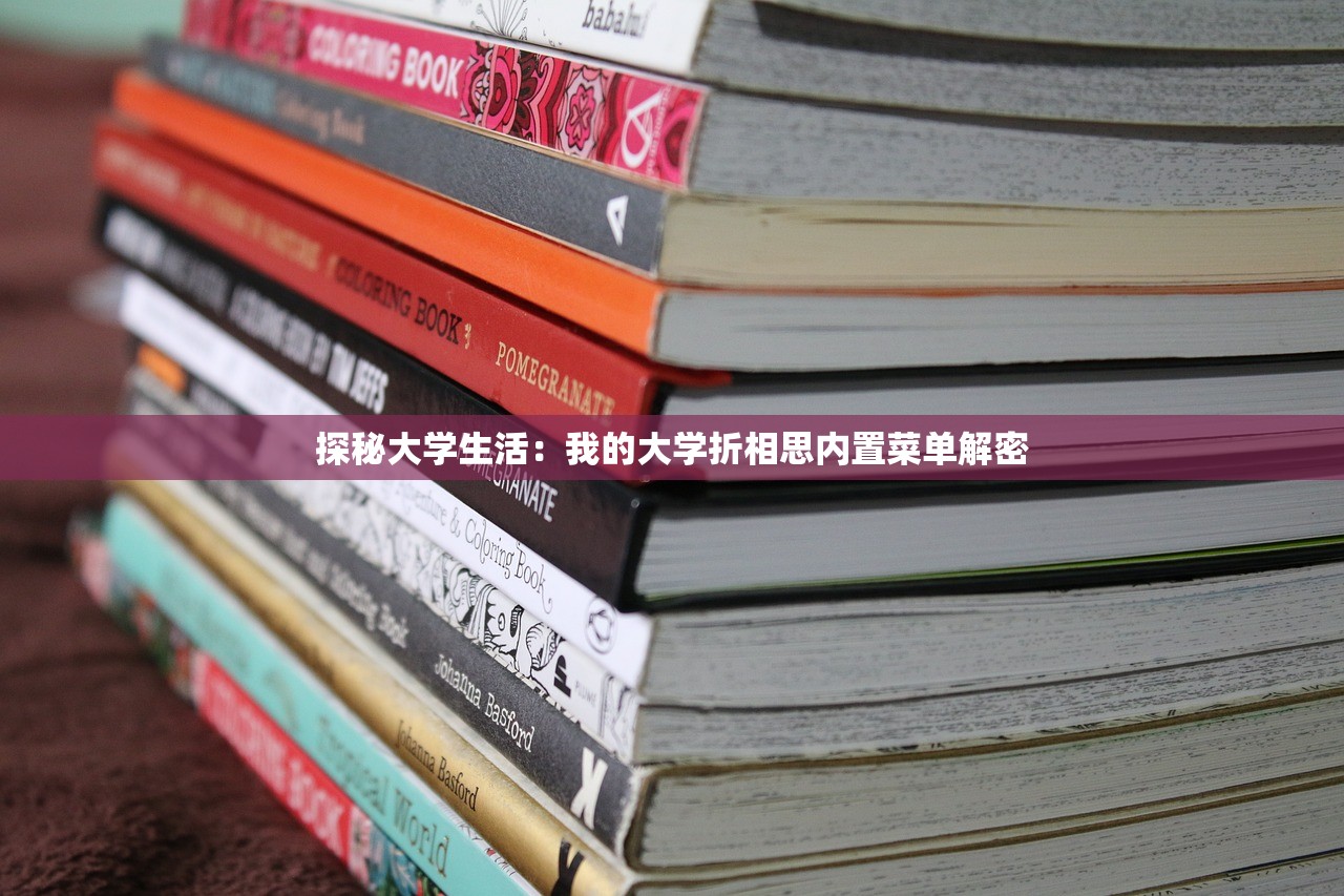 探秘大学生活：我的大学折相思内置菜单解密