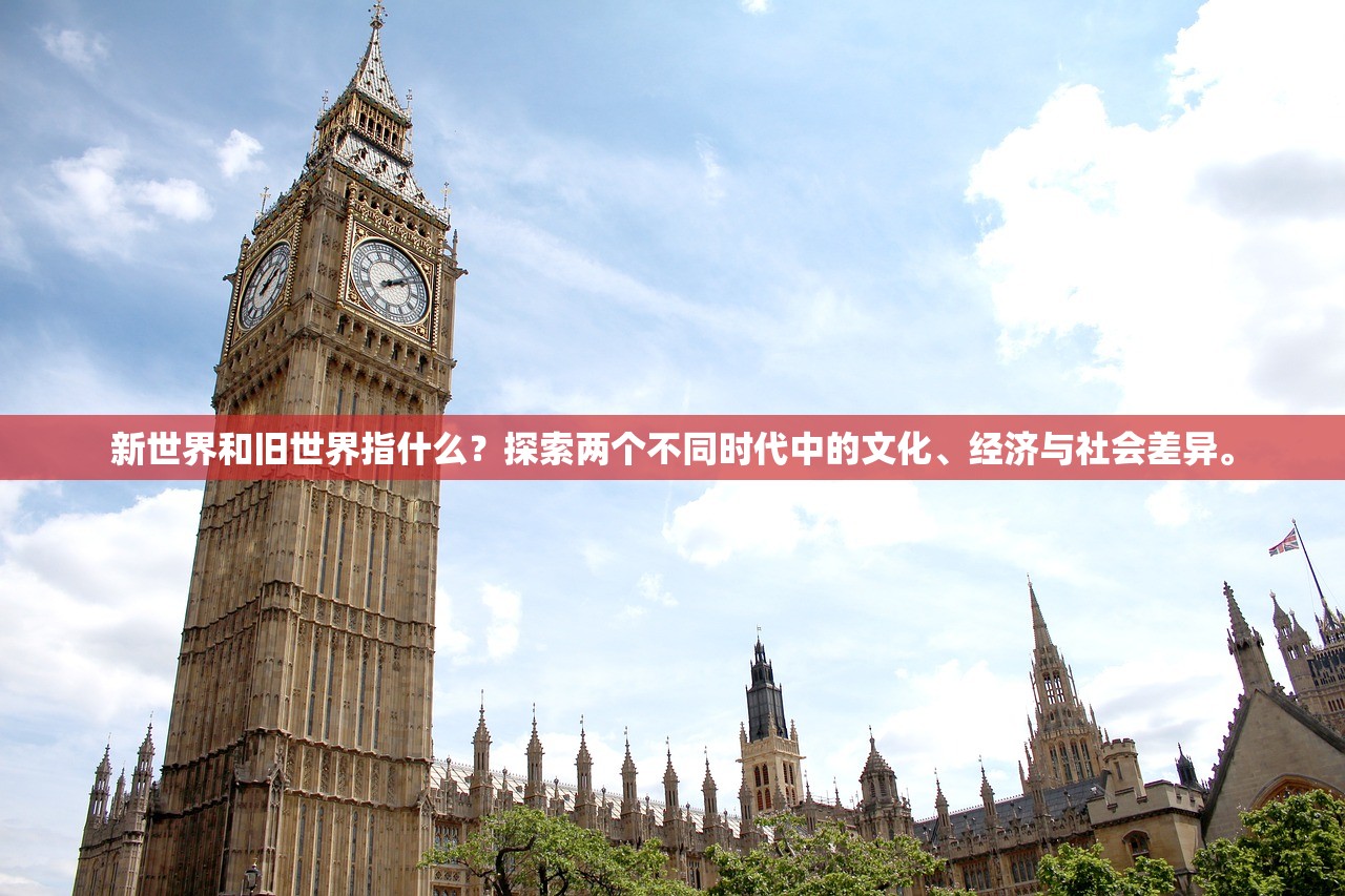 新世界和旧世界指什么？探索两个不同时代中的文化、经济与社会差异。