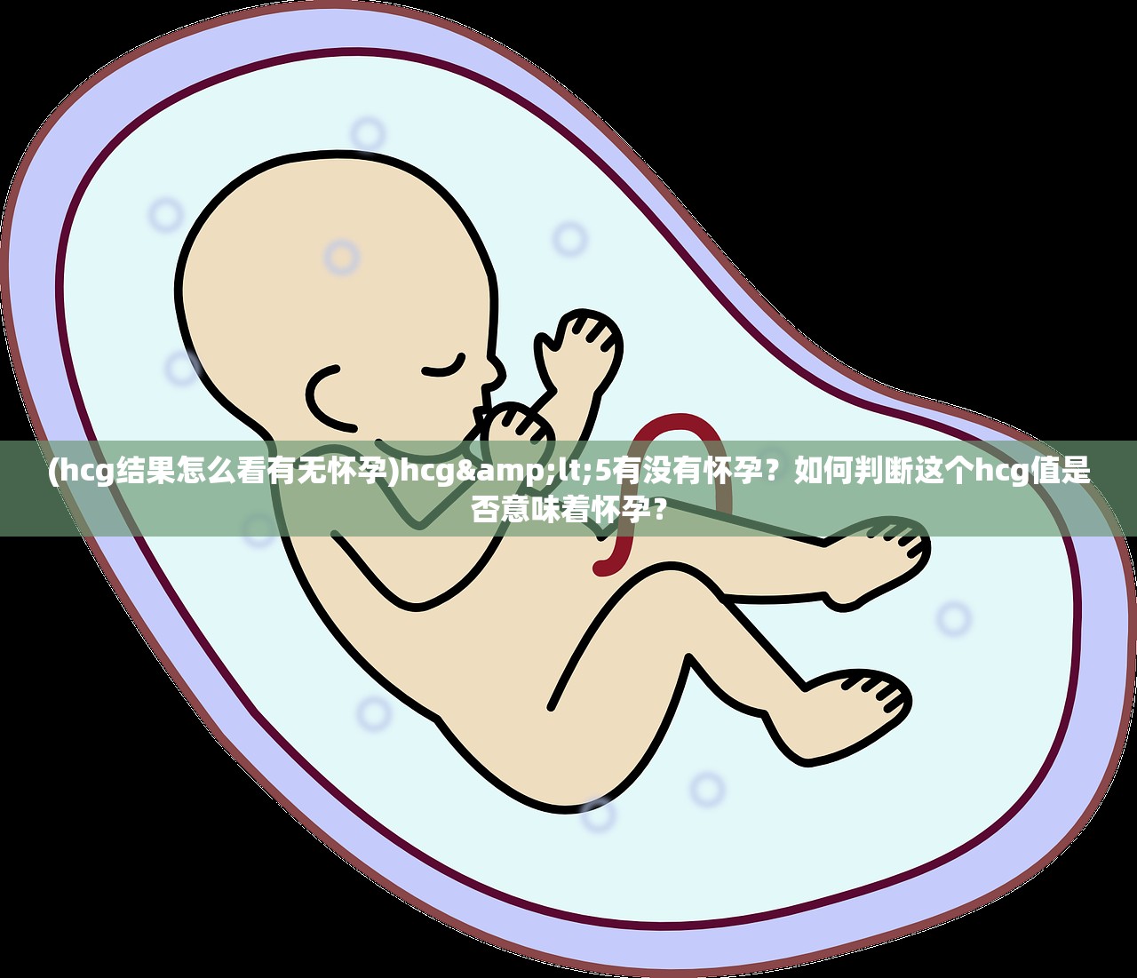 (hcg结果怎么看有无怀孕)hcg&lt;5有没有怀孕？如何判断这个hcg值是否意味着怀孕？