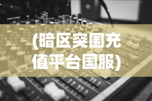 (暗区突围充值平台国服)暗区突围充值平台，深度解析与常见问题解答