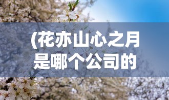(花亦山心之月是哪个公司的游戏)花亦山心之月，背后的公司揭秘