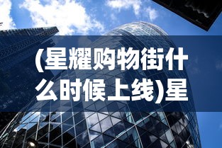 (星耀购物街什么时候上线)星耀购物街，林霁的独特魅力与商业洞察