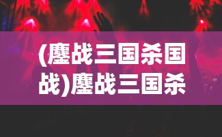 (鏖战三国杀国战)鏖战三国杀，一场策略与智慧的较量