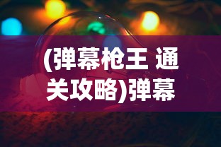 (弹幕枪王 通关攻略)弹幕枪王单机版，游戏解析与常见问题解答