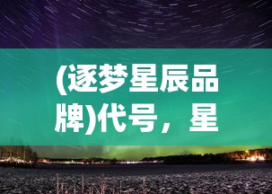 (逐梦星辰品牌)代号，星辰，逐梦星辰工作室——探寻未知，逐梦星辰的奇幻之旅