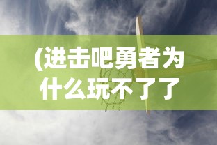 (进击吧勇者为什么玩不了了呢)进击吧勇者，游戏无法运行的原因解析及解决方案