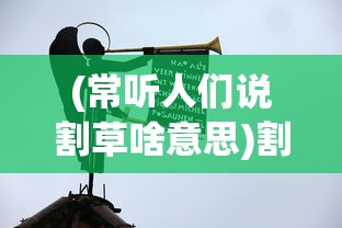 (常听人们说割草啥意思)割草的含义深度解析