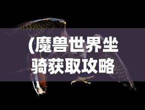 (魔兽世界坐骑获取攻略大全图鉴)魔兽世界坐骑获取攻略大全