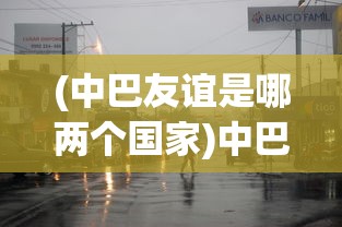 (中巴友谊是哪两个国家)中巴缔结友好城市，共建繁荣新篇章的启示