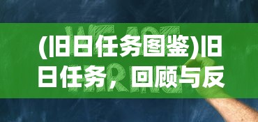 (旧日任务图鉴)旧日任务，回顾与反思