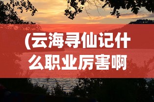 (云海寻仙记什么职业厉害啊)云海寻仙记，职业选择与实力对比解析