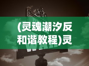 (灵魂潮汐反和谐教程)灵魂潮汐反和谐，深度解析与常见问题解答