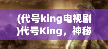 (代号king电视剧)代号King，神秘背后的故事与多元解读