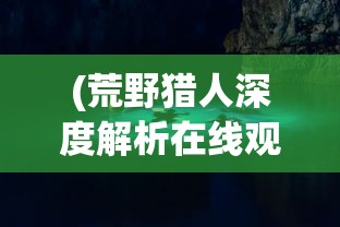 (荒野猎人深度解析在线观看)荒野猎人深度解析，探寻生存与挑战的极致表达