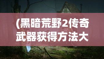 (黑暗荒野2传奇武器获得方法大全)黑暗荒野2传奇武器获取攻略及常见问题解答