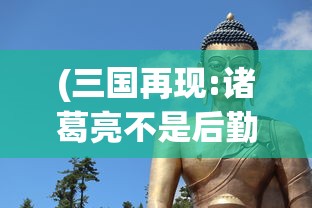 (三国再现:诸葛亮不是后勤部长)三国再现，历史与艺术的交融