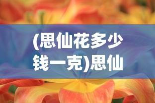 (思仙花多少钱一克)思仙雄花的功效与作用，探索其潜在的健康益处