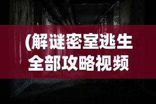 (解谜密室逃生全部攻略视频)解谜密室逃生游戏完全攻略及常见问题解答
