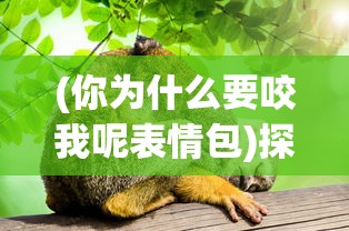 (你为什么要咬我呢表情包)探究动物行为背后的原因，为什么你会咬我？