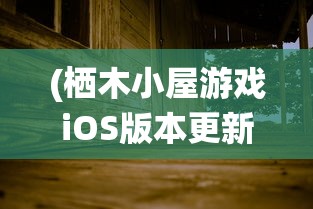 (栖木小屋游戏iOS版本更新内容)栖木小屋游戏，探索虚拟世界的魅力与独特体验